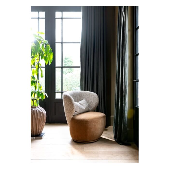 Draaifauteuil Solee Koper