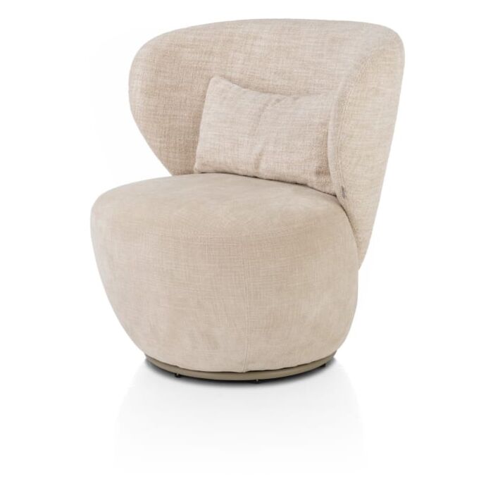 Draaifauteuil Solee Creme