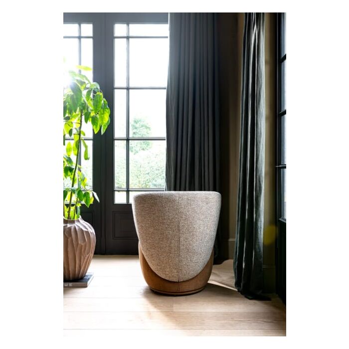 Draaifauteuil Solee Creme