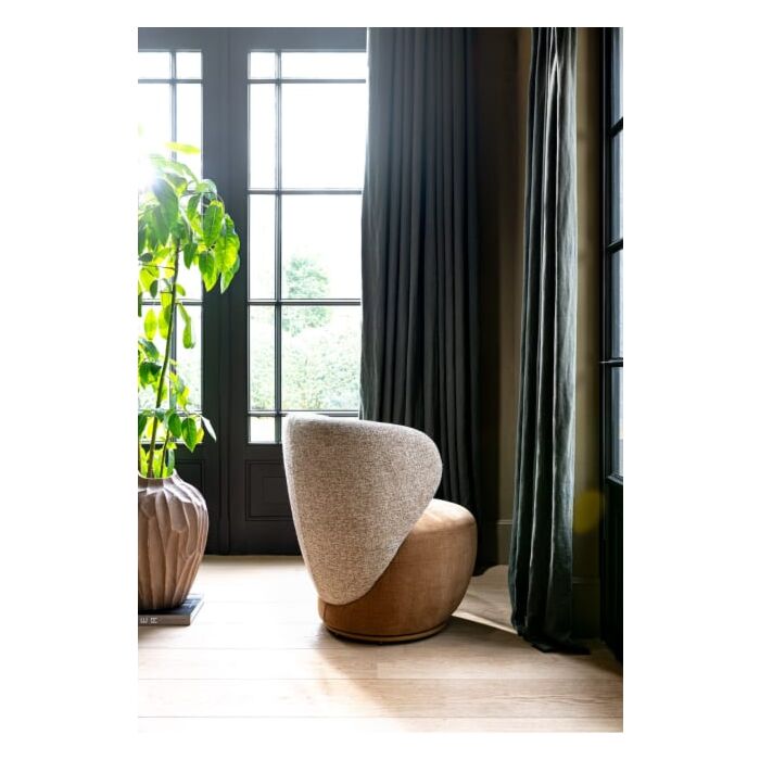 Draaifauteuil Solee Creme