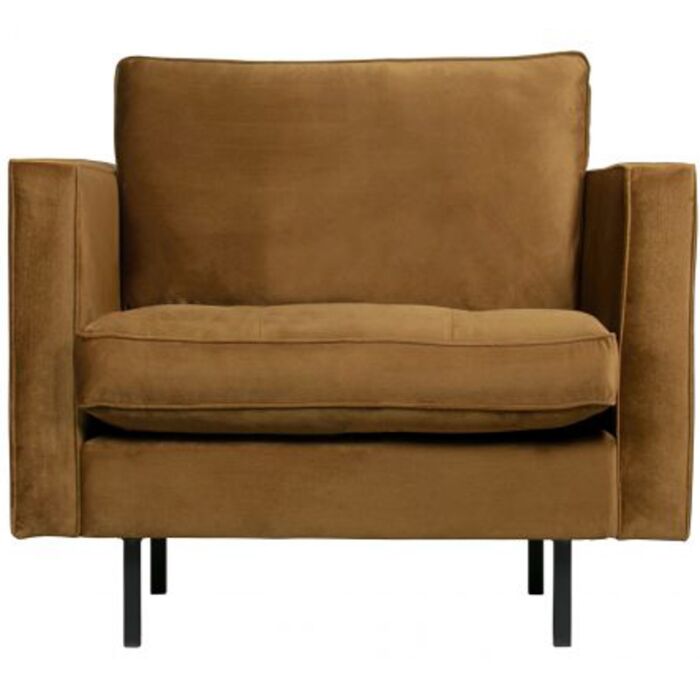 RODEO CLASSIC FAUTEUIL VELVET HONINGGEEL
