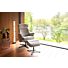 Lazaro, Relaxfauteuil (Incl. Poef) - Stof Livigno - Bruin