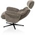 Lazaro, Relaxfauteuil (Incl. Poef) - Stof Livigno - Bruin