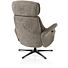 Lazaro, Relaxfauteuil (Incl. Poef) - Stof Livigno - Bruin
