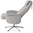 Relaxfauteuil Tonale Incl. Poef Silk Grey Kiezel