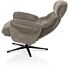 Lazaro, Relaxfauteuil (Incl. Poef) - Stof Livigno - Bruin