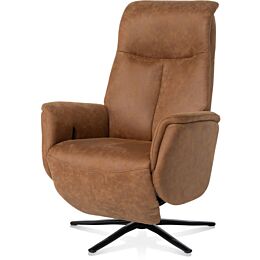 Relaxfauteuil Nocarini - 2-Motoren - Zwarte Poot - Verstelbare Hoofdsteun
