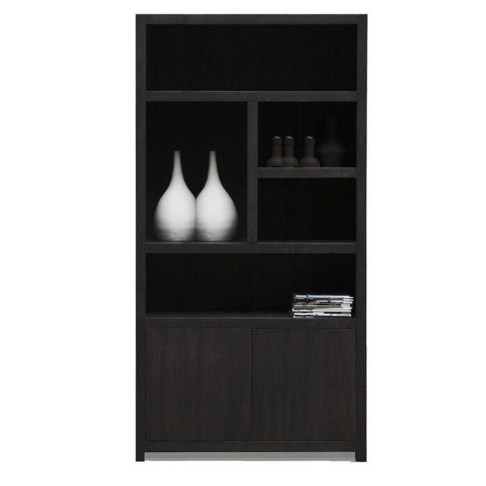 Boekenkast Set Diamond Van 2 Links 120cm Eiken