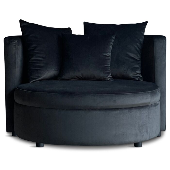 Luxe Lounge Fauteuil Vermont Antraciet Medium