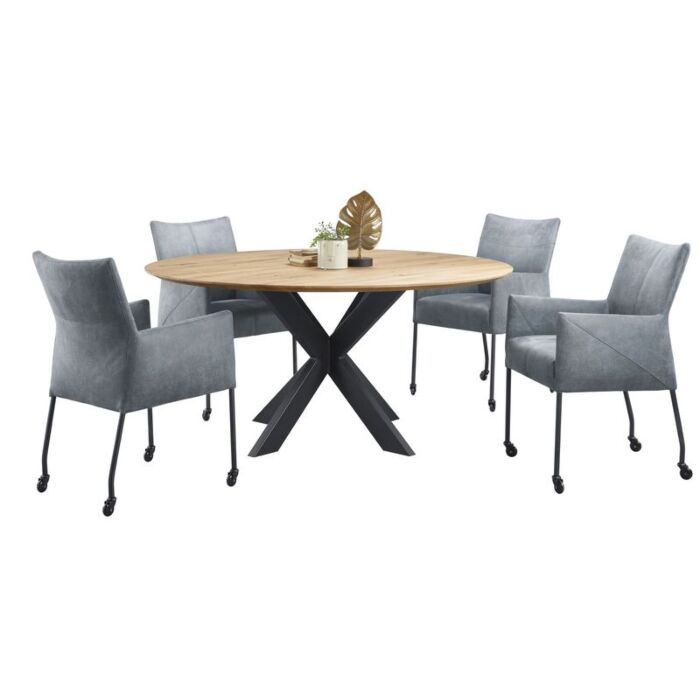 Eettafel Nemaro Rond Eiken ø160cm
