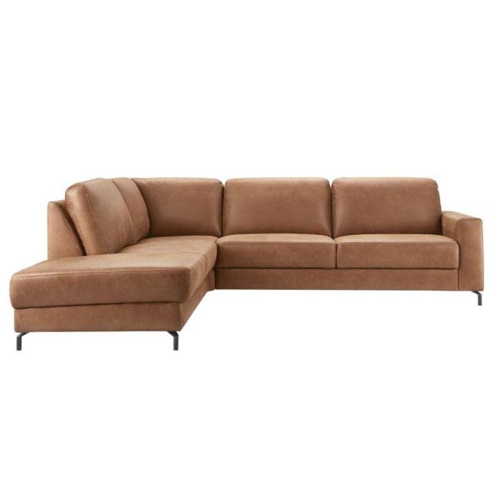 Hoekbank Creon bruin + bonellvering