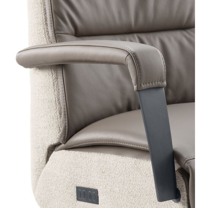 Relaxfauteuil Chanti S Beige Bruin Leer