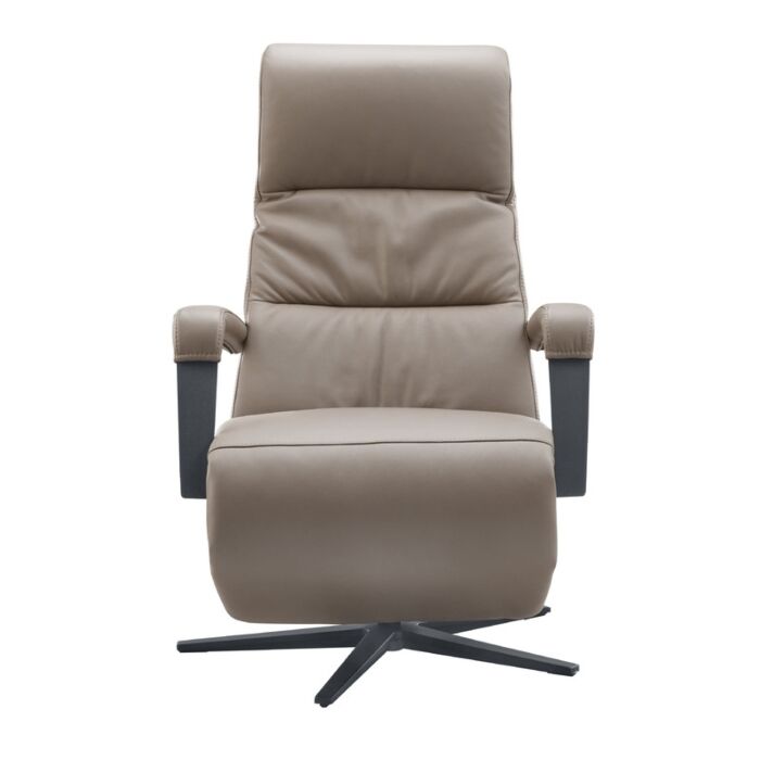 Relaxfauteuil Chanti L Met Sta-op Bruin Leer