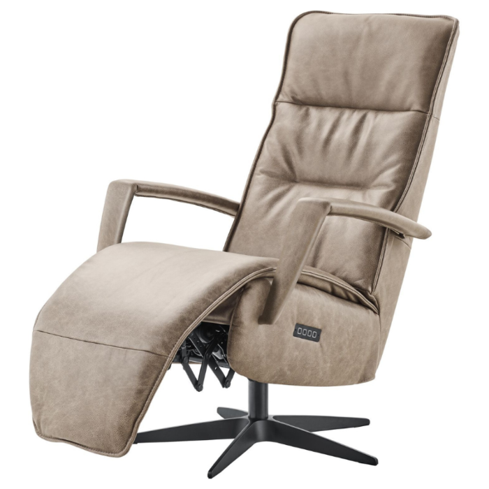 Relaxfauteuil Dalero taupe 
