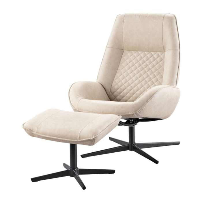 Draaifauteuil Irabo beige 