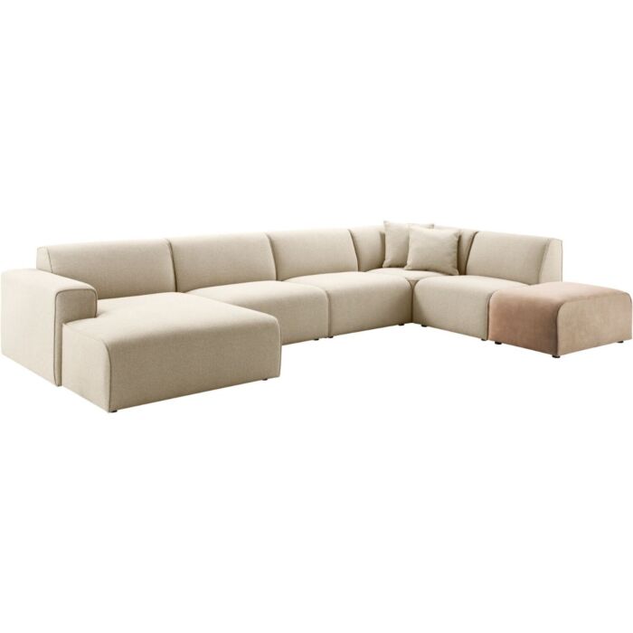 Elementenbank Lagonia Beige Rechts 