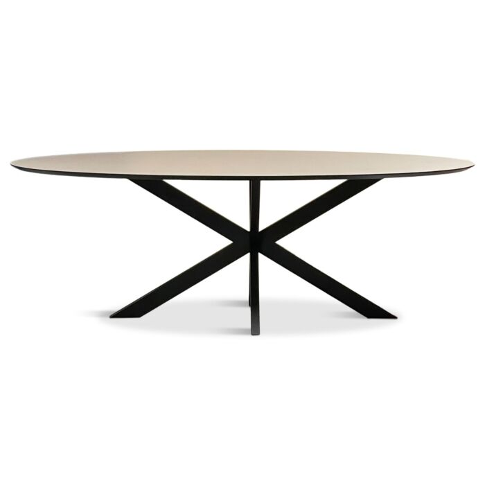 Fenix Tafel Ovaal Diana Mat Taupe