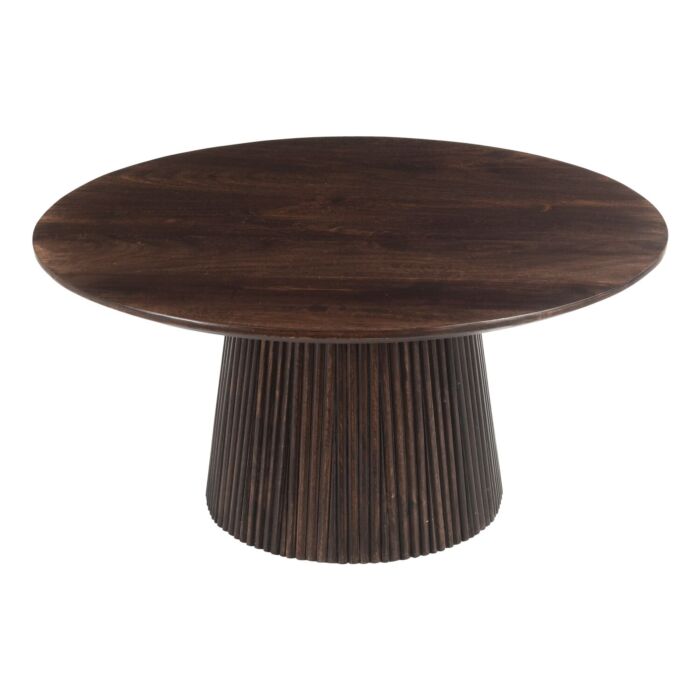 Salontafel Salvatora ø80 Mangohout Walnut