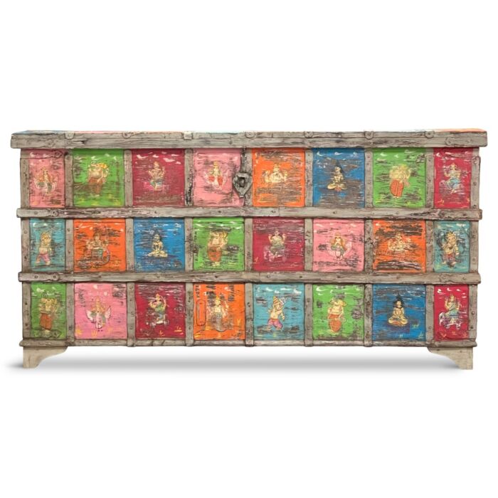 Kleurrijke India Kist