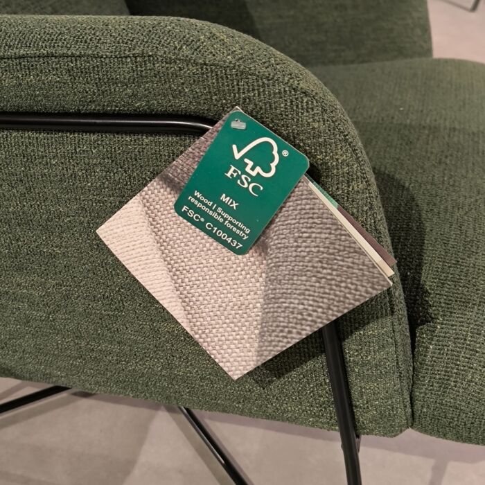 INHOUSE Fauteuil Olanto Groen
