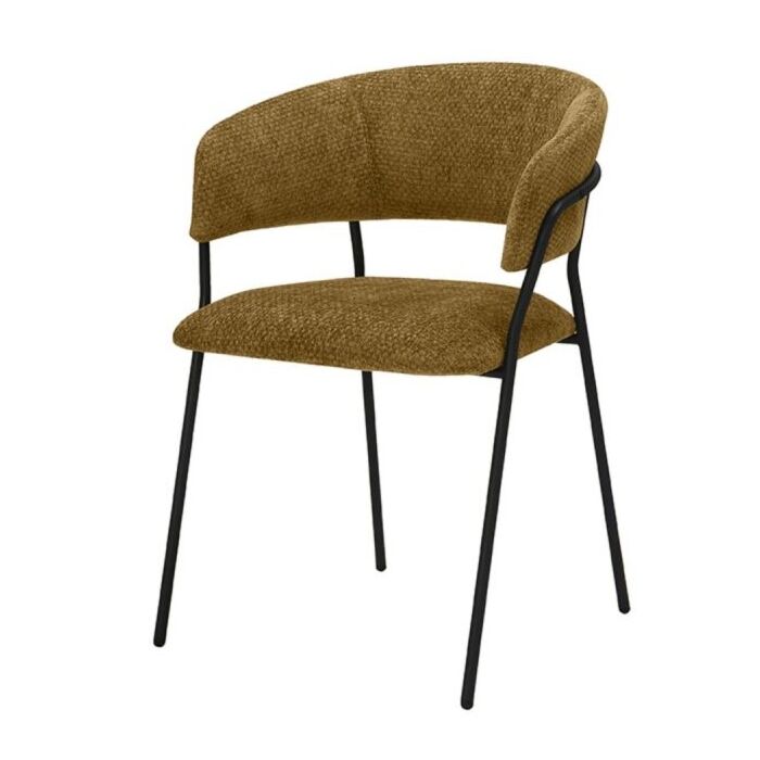 LABEL51 Eetkamerstoel Luuk Mustard Elite