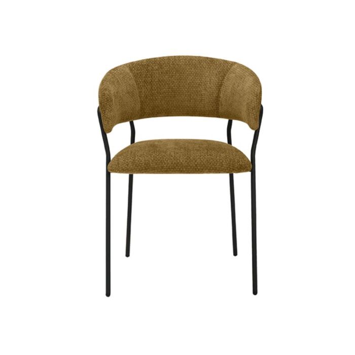 LABEL51 Eetkamerstoel Luuk Mustard Elite