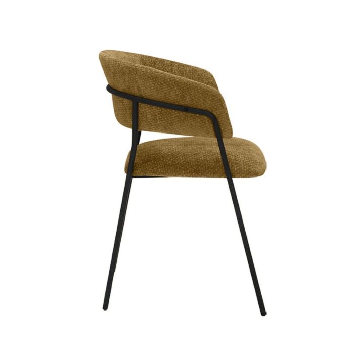 LABEL51 Eetkamerstoel Luuk Mustard Elite