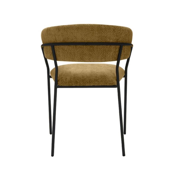 LABEL51 Eetkamerstoel Luuk Mustard Elite