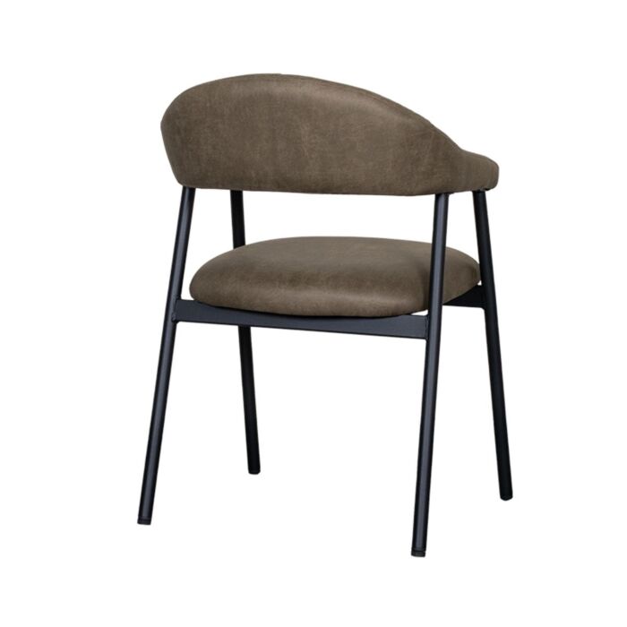 LABEL51 Eetkamerstoel Amaze Moss Micro Suede