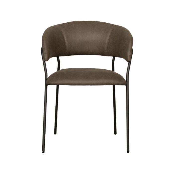 LABEL51 Eetkamerstoel Luuk Moss Micro Suede