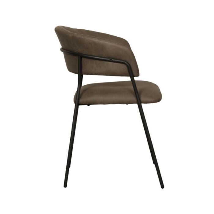 LABEL51 Eetkamerstoel Luuk Moss Micro Suede