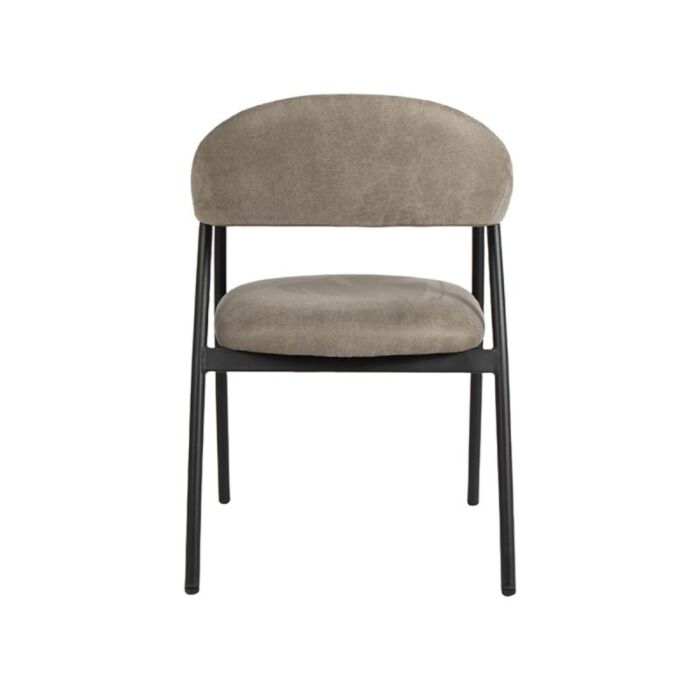 LABEL51 Eetkamerstoel Amaze Taupe Micro Suede 