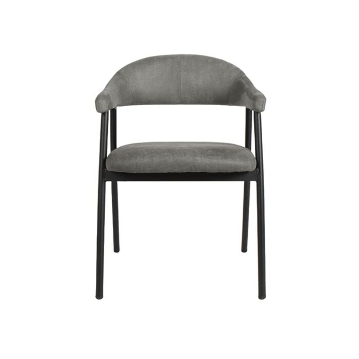LABEL51 Eetkamerstoel Amaze Antraciet Micro Suede 