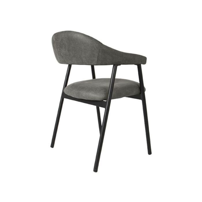 LABEL51 Eetkamerstoel Amaze Antraciet Micro Suede 