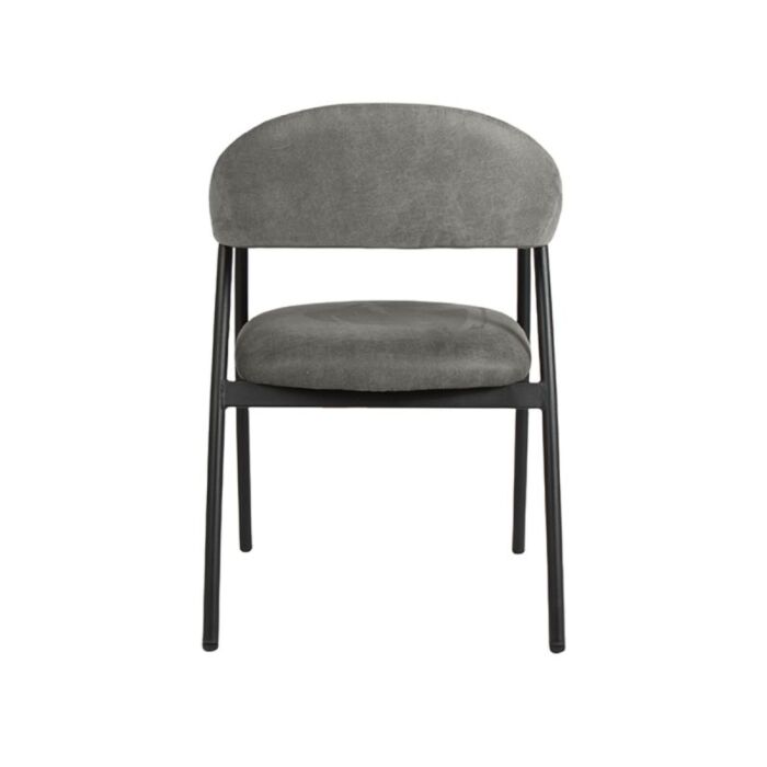LABEL51 Eetkamerstoel Amaze Antraciet Micro Suede 