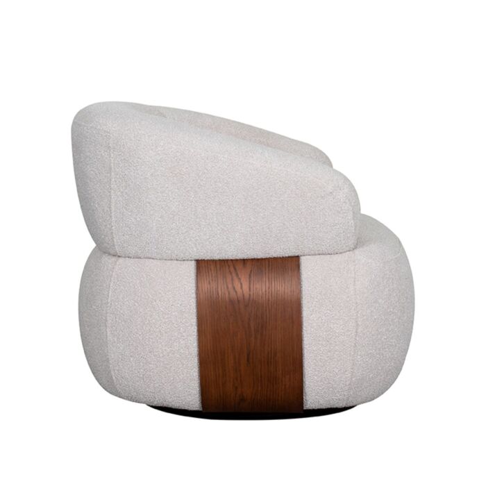 LABEL51 Fauteuil Valenza Boucle Walnoot Eiken