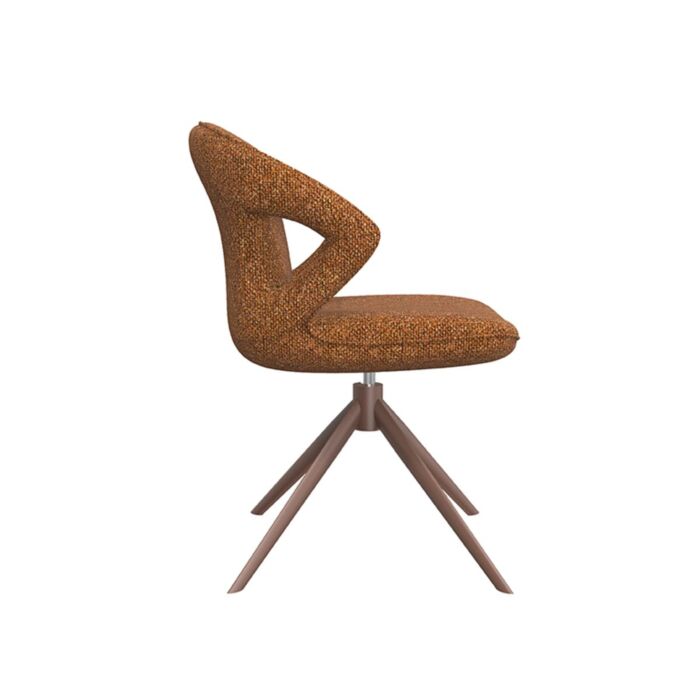 LABEL51 Eetkamerstoel Zurich Coral Royal Boucle 