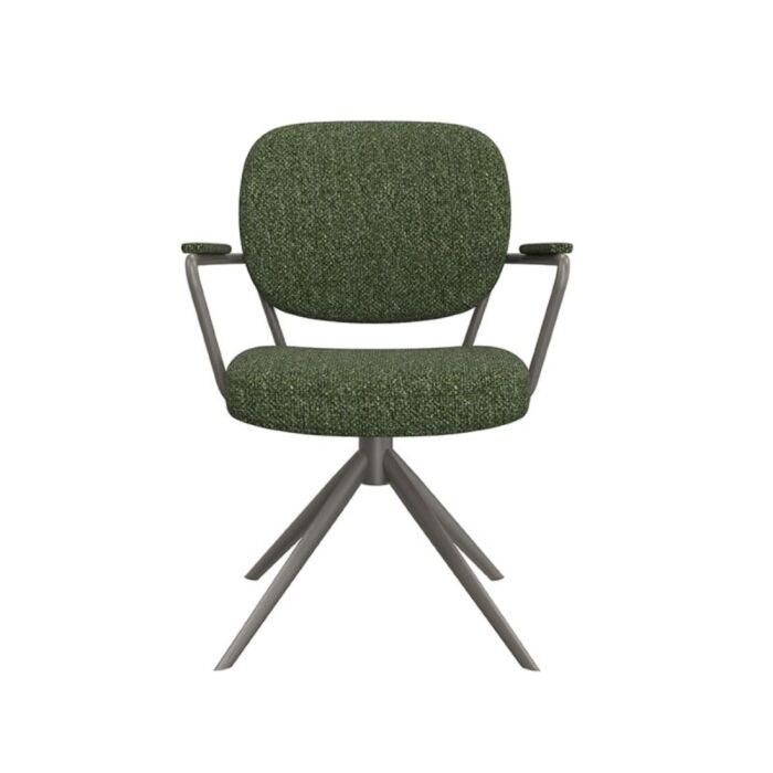 LABEL51 Eetkamerstoel Basel Forest Royal Boucle