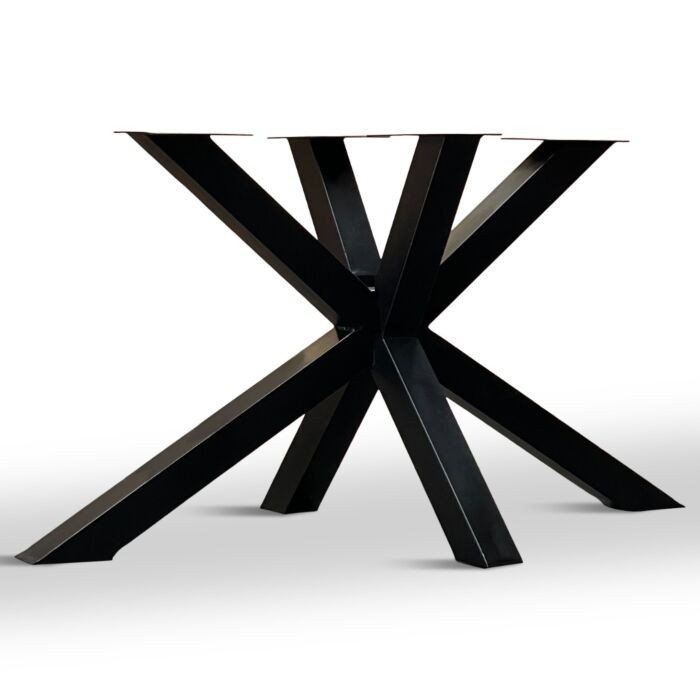 Tafel Met Matrix Poot Ramon Zwart Eiken 4cm