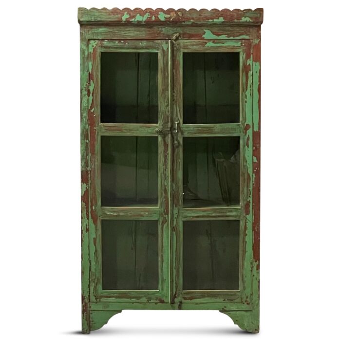 Wandkast India Hout Groen