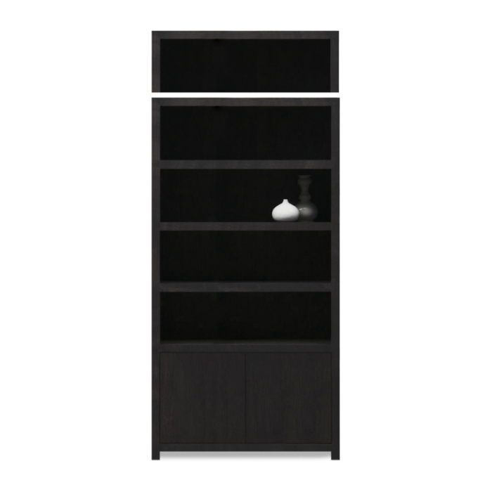 Boekenkasten Set Diamond 4 vaks + TV Kast 120 cm