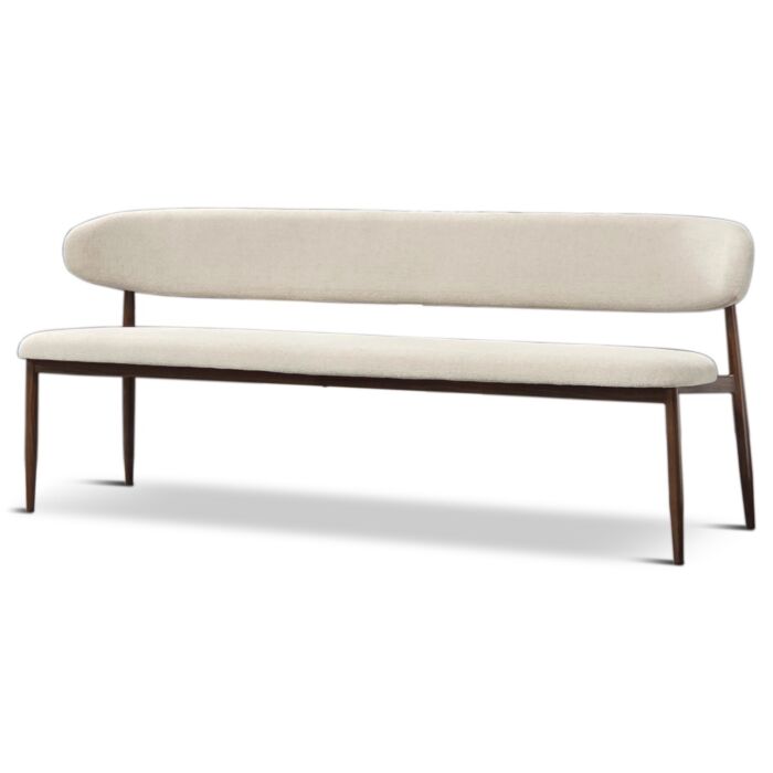 Eetkamerbank Jessda Crème 200cm