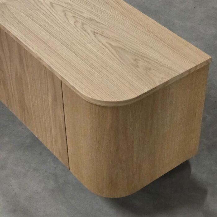 TV Dressoir Axel New Oak Ronde Hoek