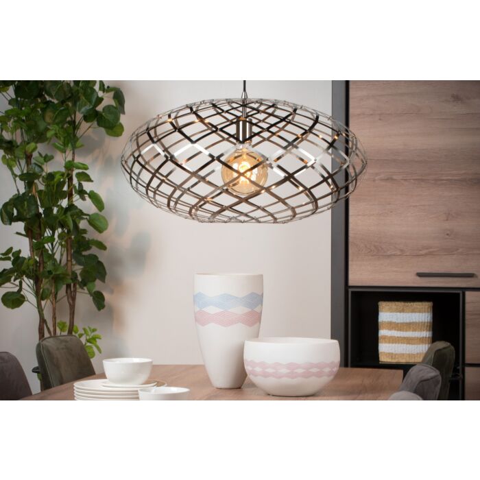 Trendy Hanglamp Wolf Mat Chroom Ø65 cm