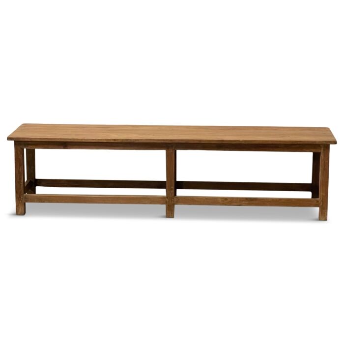 Houten India Bankje Bruin