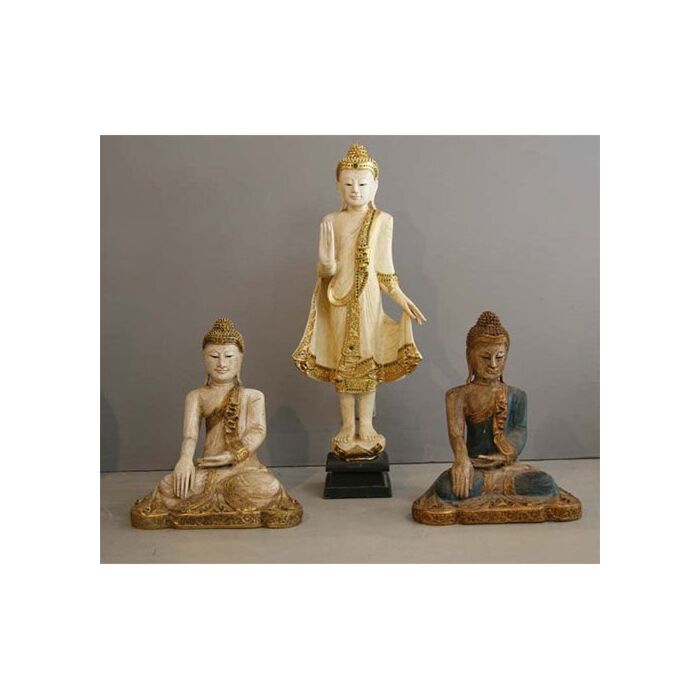 Sitting Buddha White Thailand