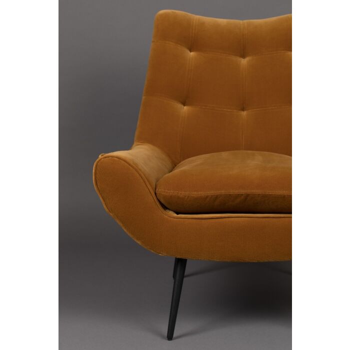 Dutchbone Lounge Chair Glodis Whiskey