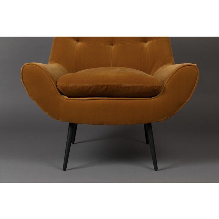 Dutchbone Lounge Chair Glodis Whiskey