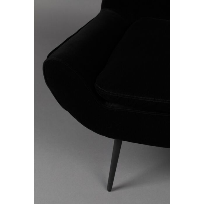 Dutchbone Lounge Chair Glodis Nero