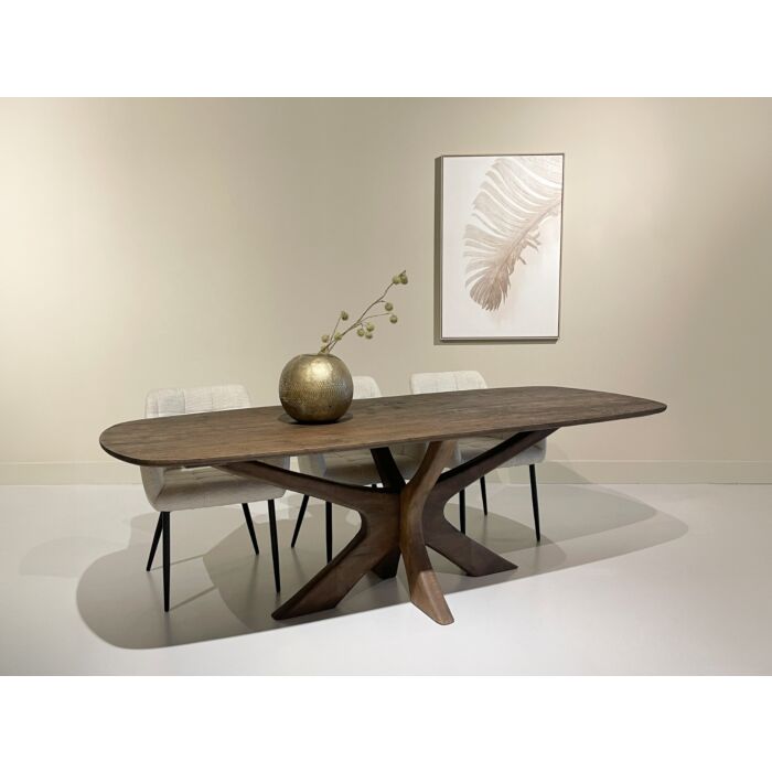 Eetkamertafel Montreaux 250cm Bruin